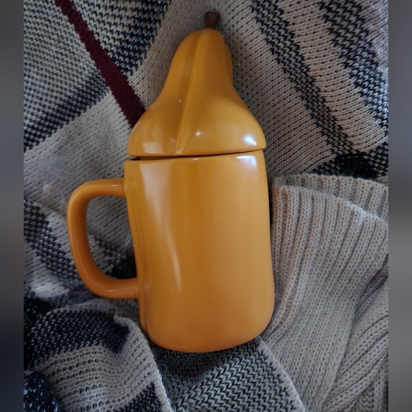 RAE DUNN NIB Oh My Gourd Figural Mug 4.5 in D x 9H - Picture 2 of 9